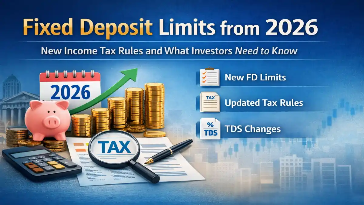 fixed deposit rules 2026, FD tax rules India, income tax update 2026, TDS on FD interest, tax saving FD, investment tips India