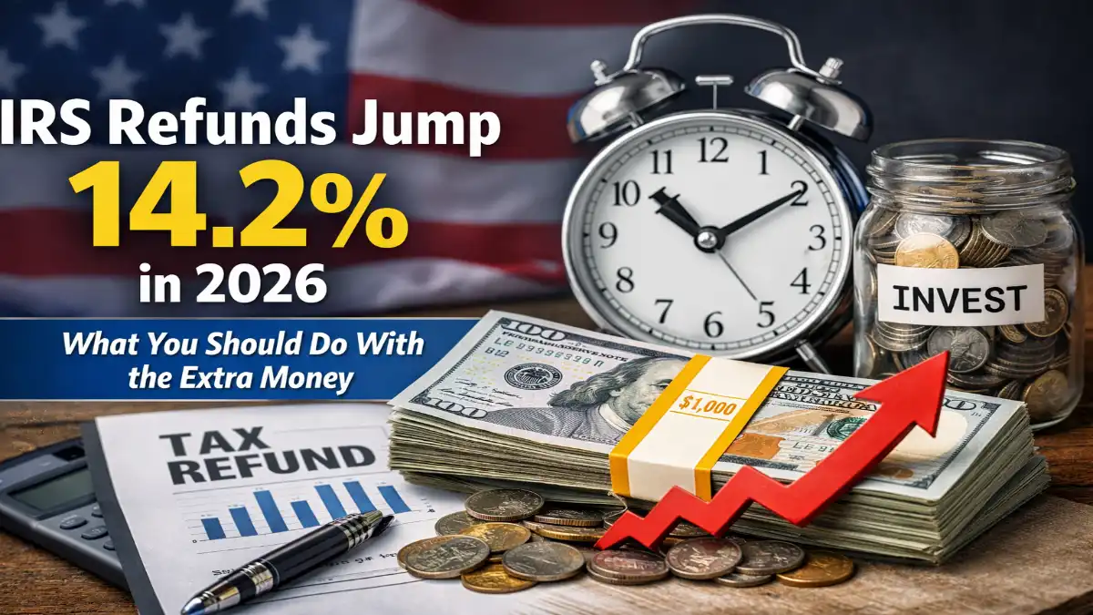 IRS refund 2026, tax refund increase, how to use tax refund, personal finance tips, save money ideas, invest tax refund